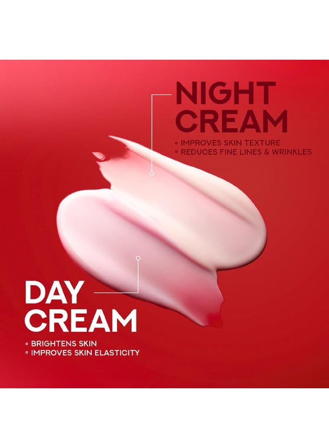 بوندز كريم بوندز إيج ميراكل لتجديد خلايا البشرة النهاري مع عامل حماية من الشمس SPF15 PA++ وكريم الليل ذو المفعول العميق (50*2) - Image 4